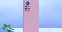 Луксозен силиконов гръб ТПУ ултра тънък МАТ за Xiaomi 12 2201123G / Xiaomi 12x 5G 2112123AG златисто розов 